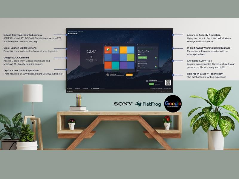 65" Clevertouch Edge Interactive Display 